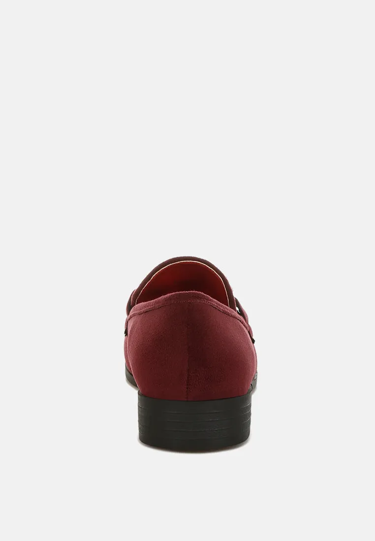 Diamante Embellished Horsebit Loafers By RAG