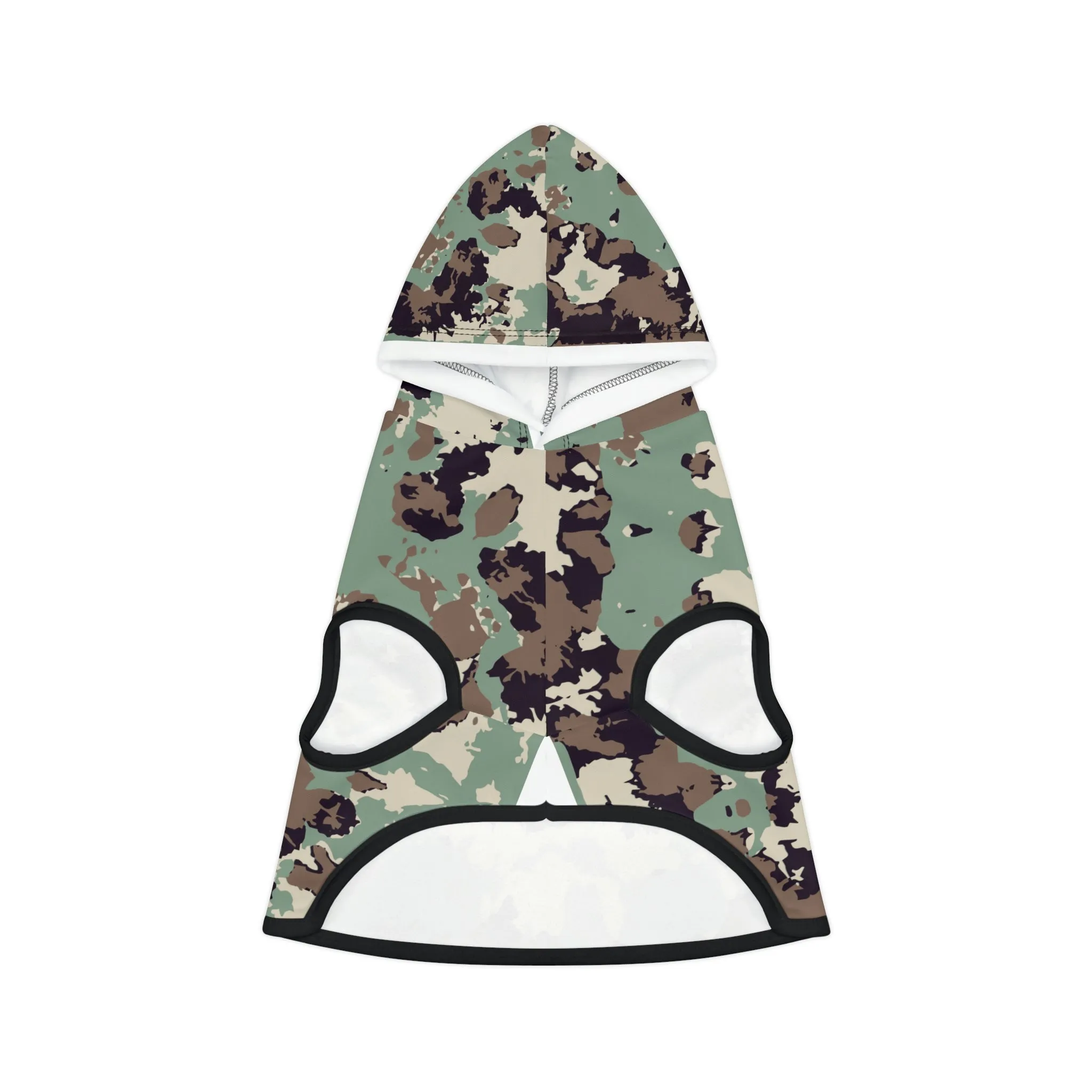 Dog Hoodie Sweater, Camouflage Green - Comfortable Dog Clothes