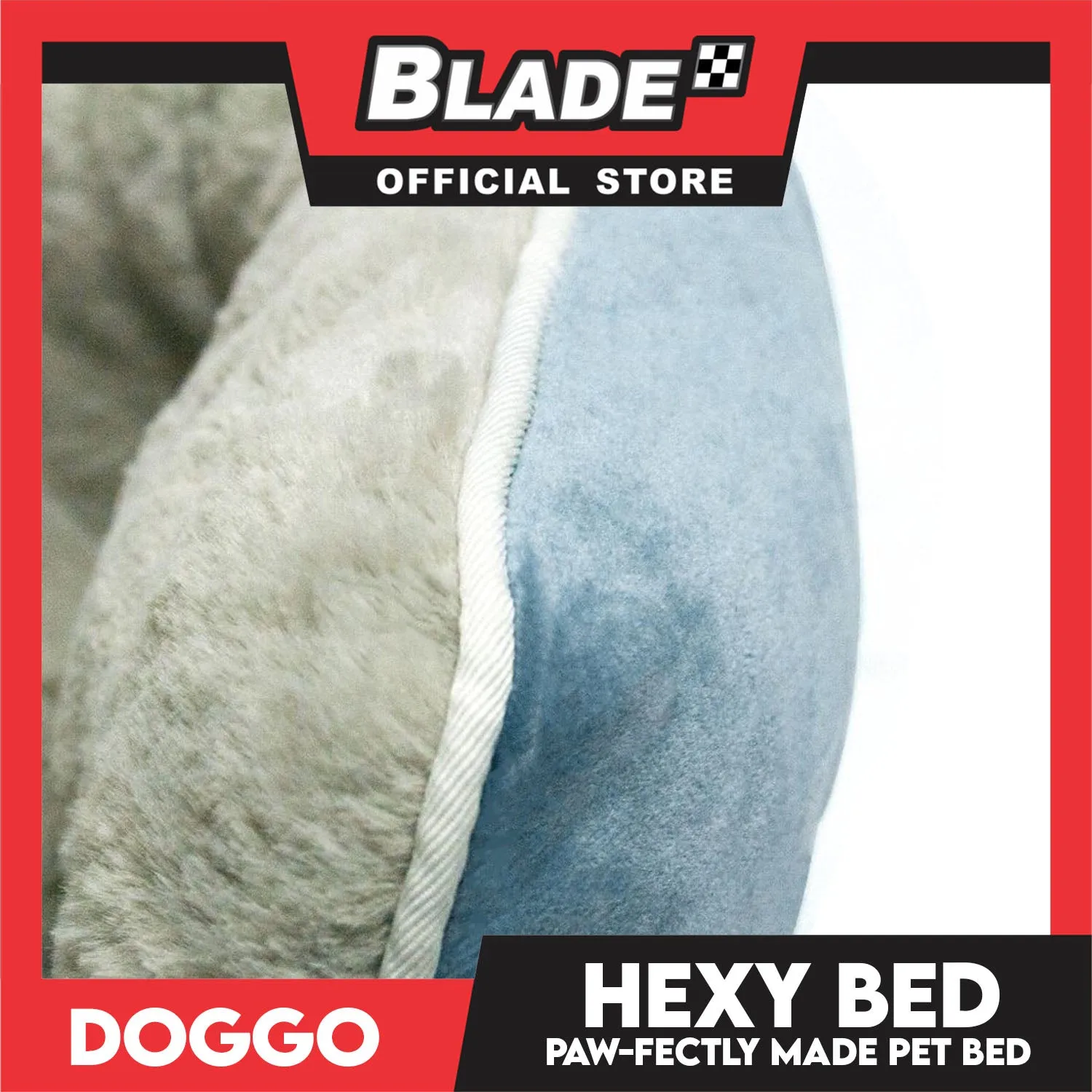 Doggo Hexy Bed (Medium) Comfortable Dog Bed