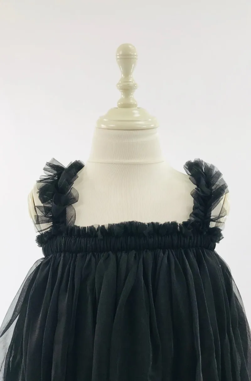 DOLLY 2Way Tutu Dress Beach Coverup Black