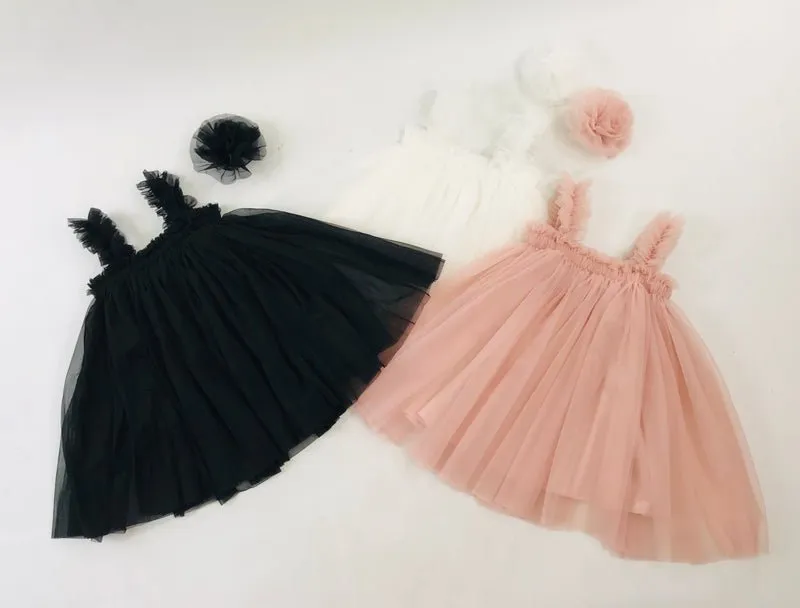 DOLLY 2Way Tutu Dress Beach Coverup Black