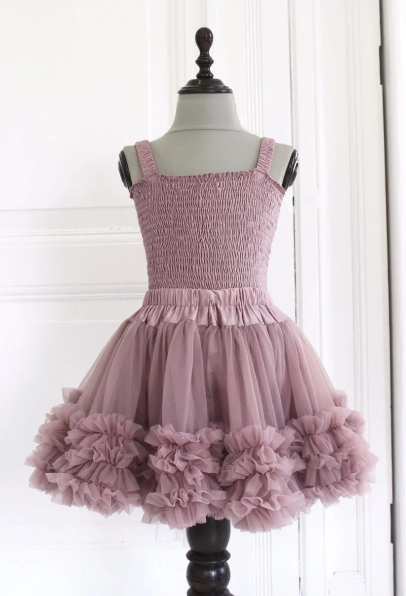 DOLLY by Le Petit Tom ® Frilly Skirt Mauve