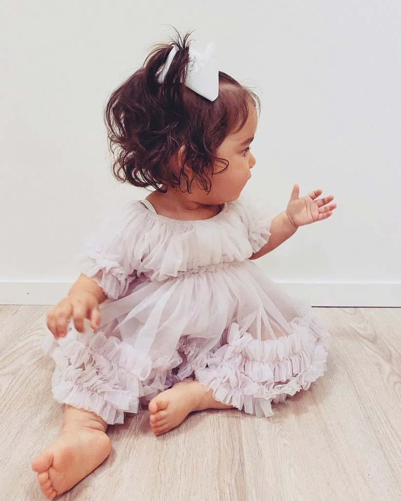 DOLLY Frilly Dress - Lavender