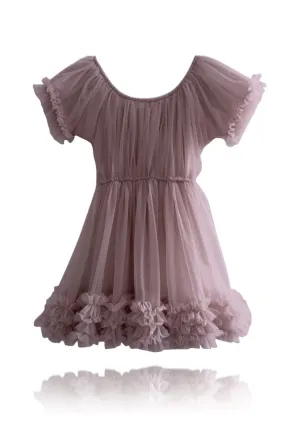 DOLLY Frilly Dress - Mauve