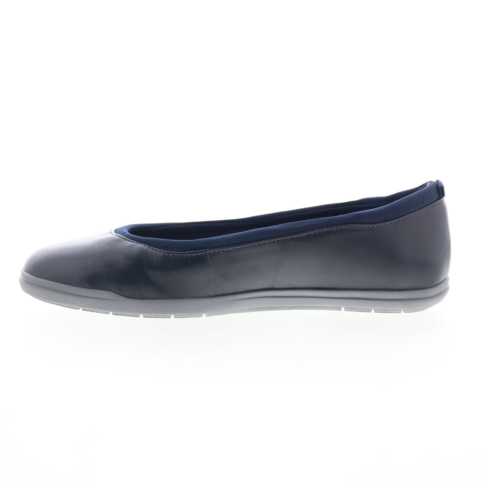 Easy Spirit Brylee SEBRYLEE Womens Blue Leather Slip On Ballet Flats Shoes