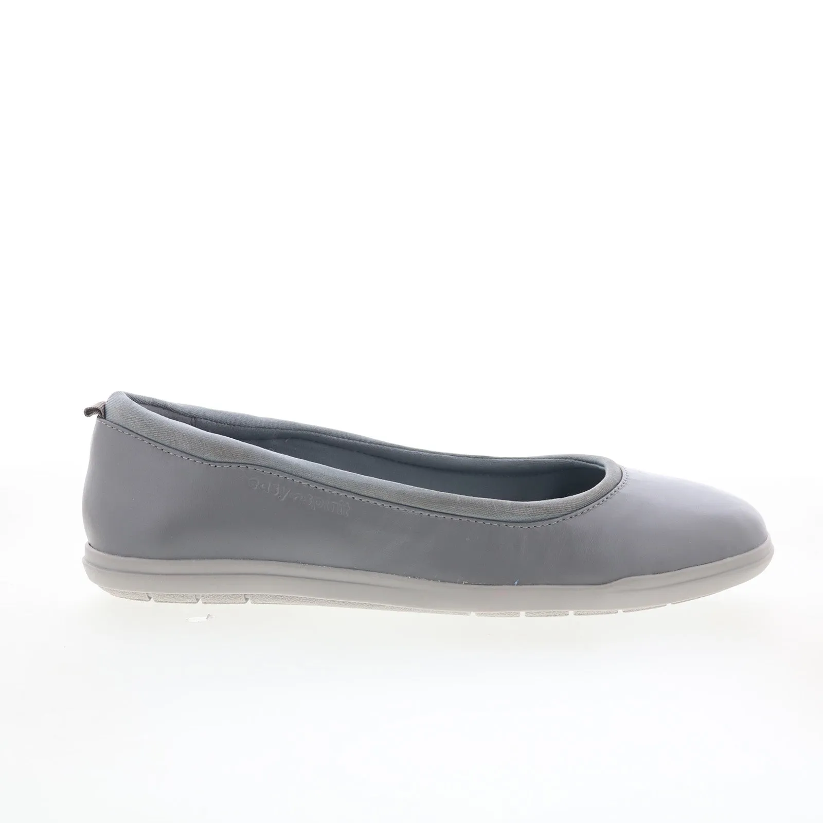 Easy Spirit Brylee SEBRYLEE Womens Gray Wide Leather Ballet Flats Shoes
