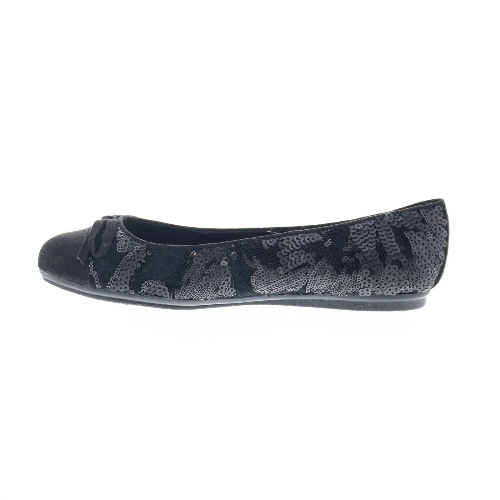 Easy Spirit Gail 2 Martha Stewart Womens Black Wide Ballet Flats Shoes