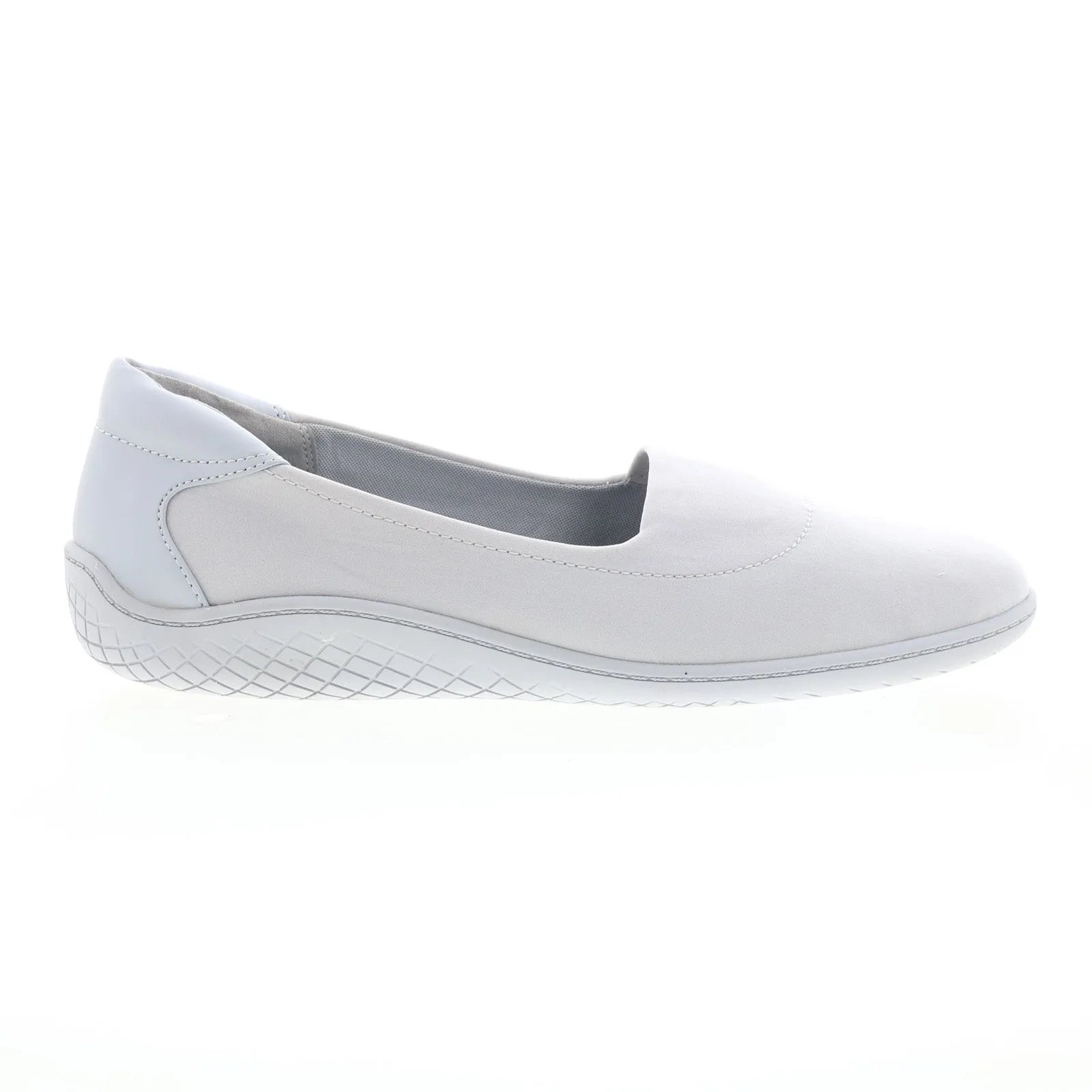 Easy Spirit Gift 2 SEGIFT2 Womens Gray Wide Canvas Ballet Flats Shoes