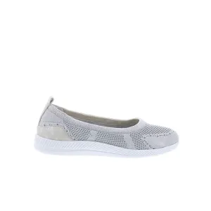 Easy Spirit Glitz 2 SEGLITZ2 Womens Gray Wide Mesh Ballet Flats Shoes