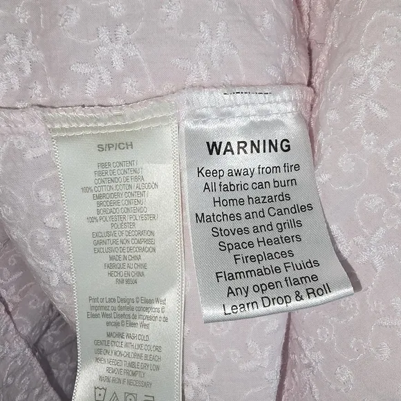 Eileen West ballet cotton nightgown in pink