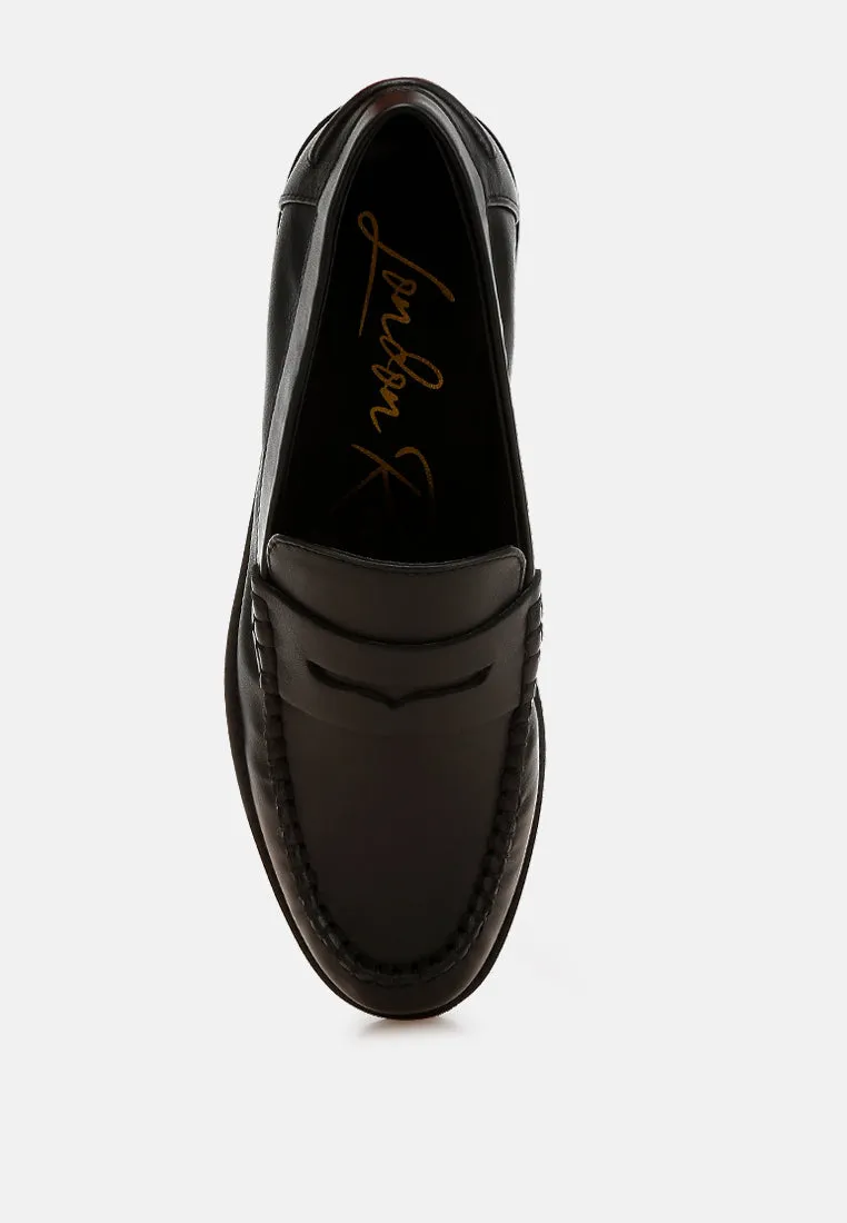 Genuine Leather Loafers By RAG