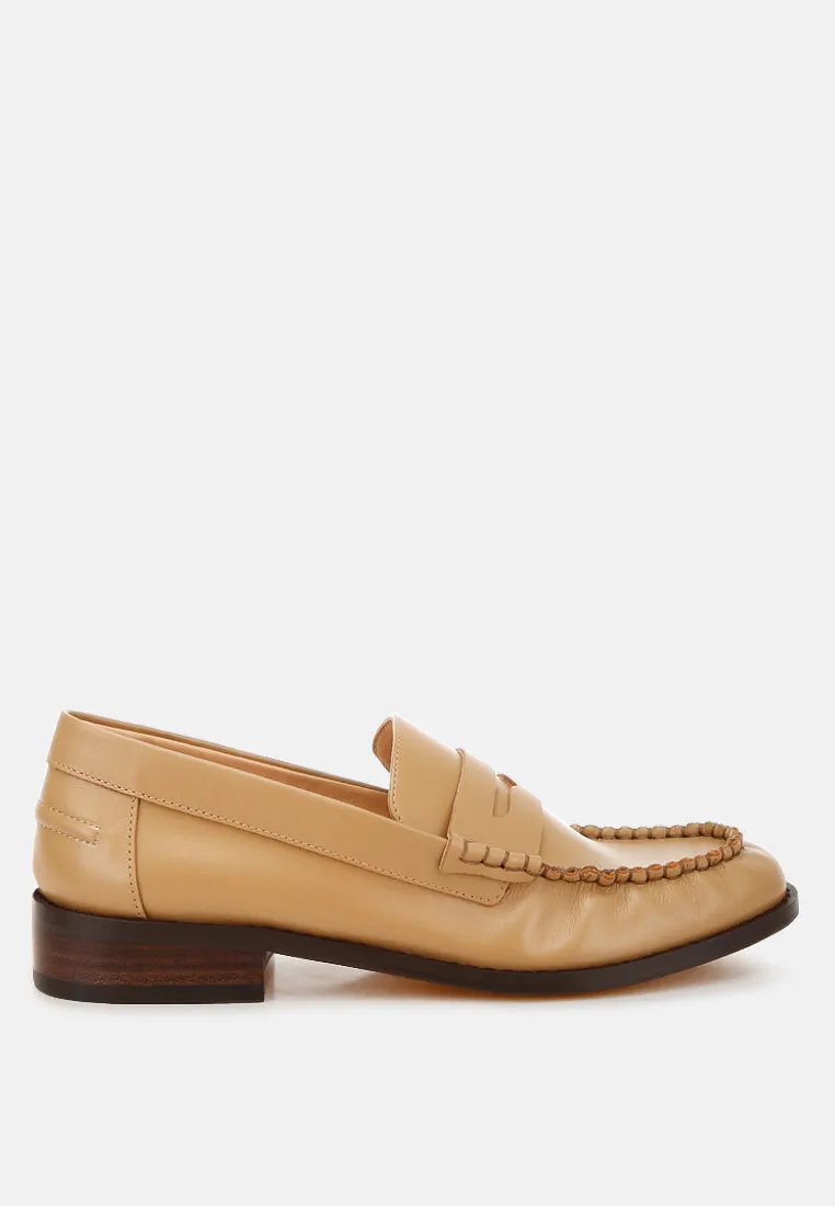 Genuine Leather Loafers By RAG