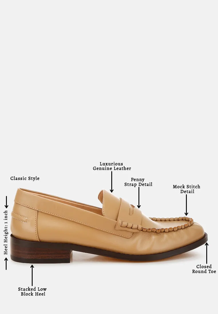 Genuine Leather Loafers By RAG