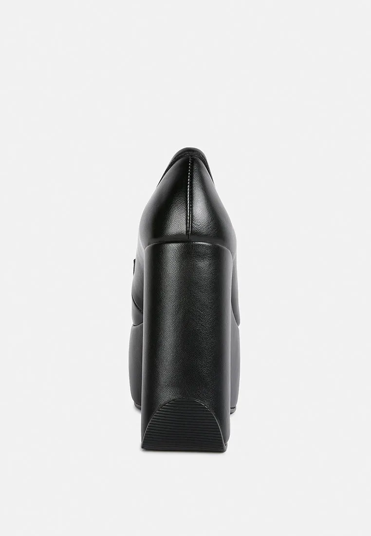 Gilliam High Platform Wedge Loafers By Ruw