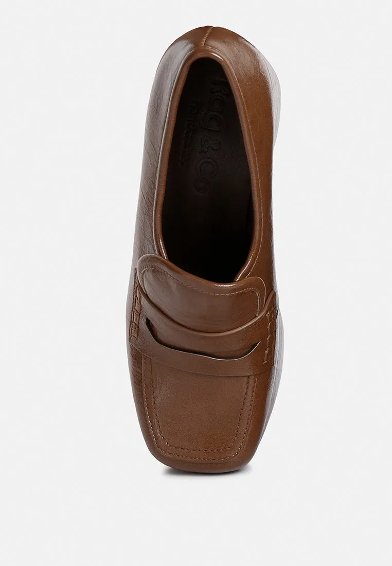 Gilliam High Platform Wedge Loafers By Ruw