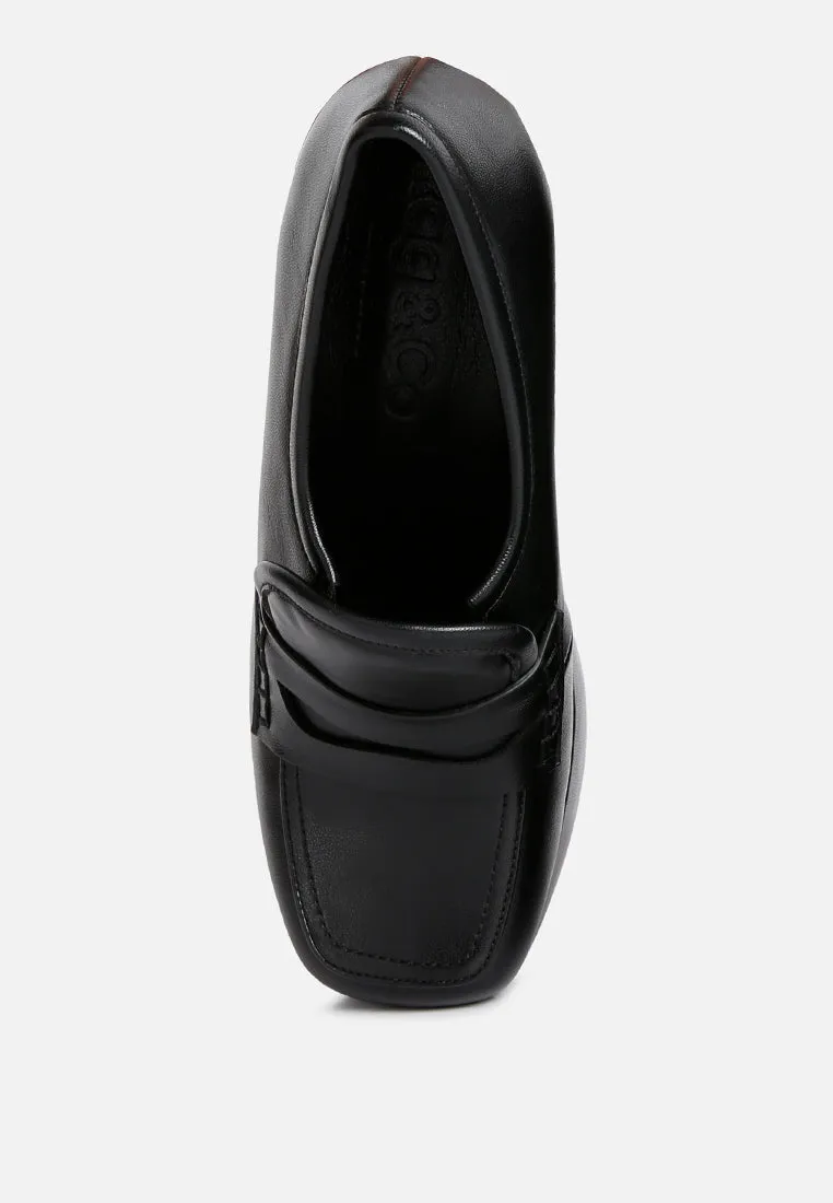 Gilliam High Platform Wedge Loafers By Ruw