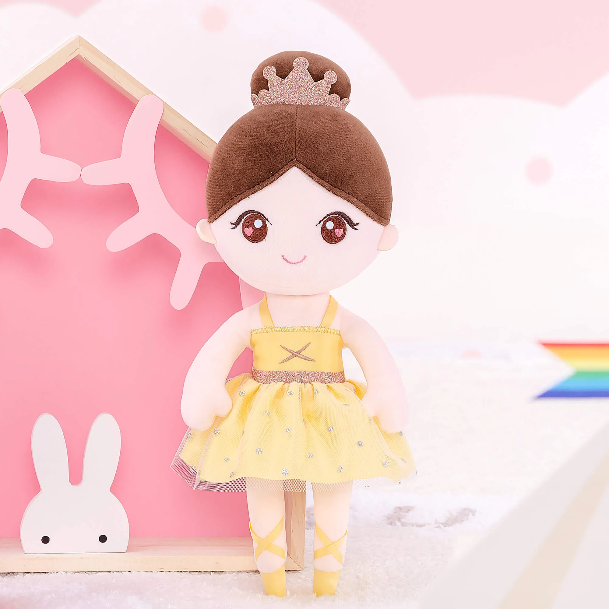 Gloveleya 13-inch Personalized Plush Dolls Ballerina Series Ballet Dream