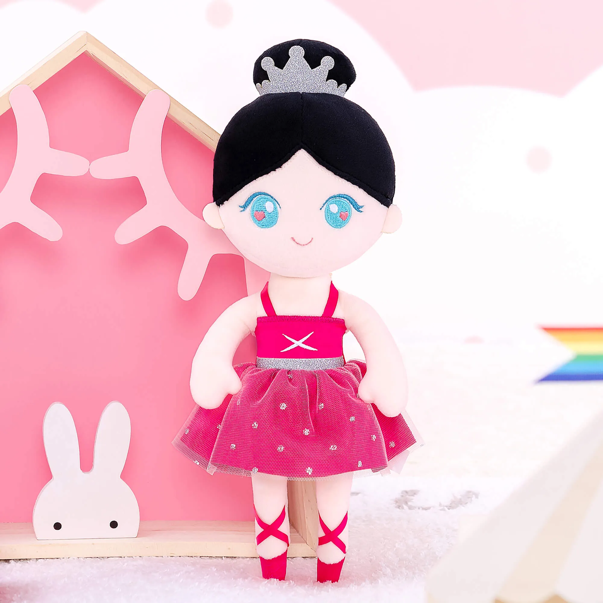 Gloveleya 13-inch Personalized Plush Dolls Ballerina Series Ballet Dream