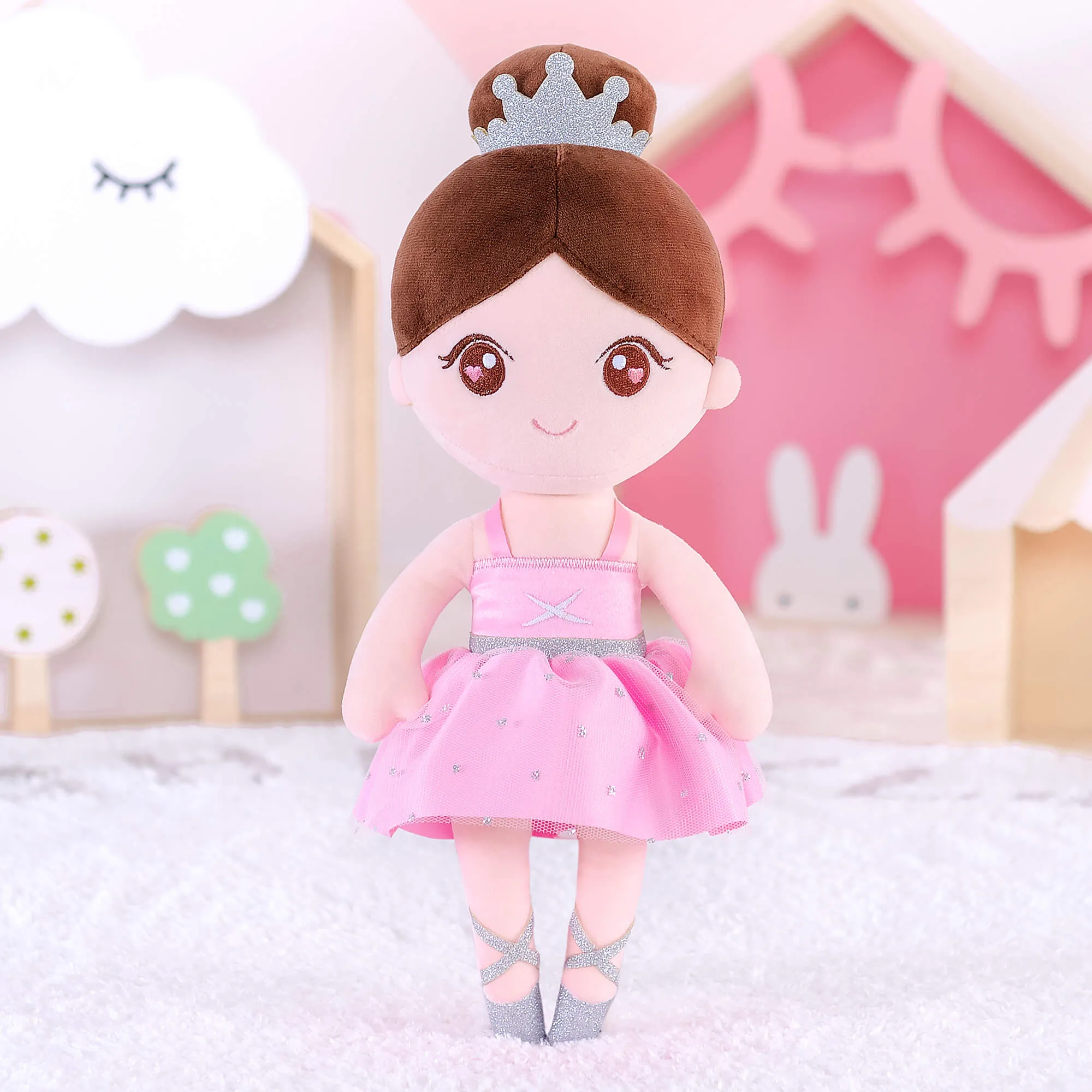Gloveleya 13-inch Personalized Plush Dolls Ballerina Series Ballet Dream