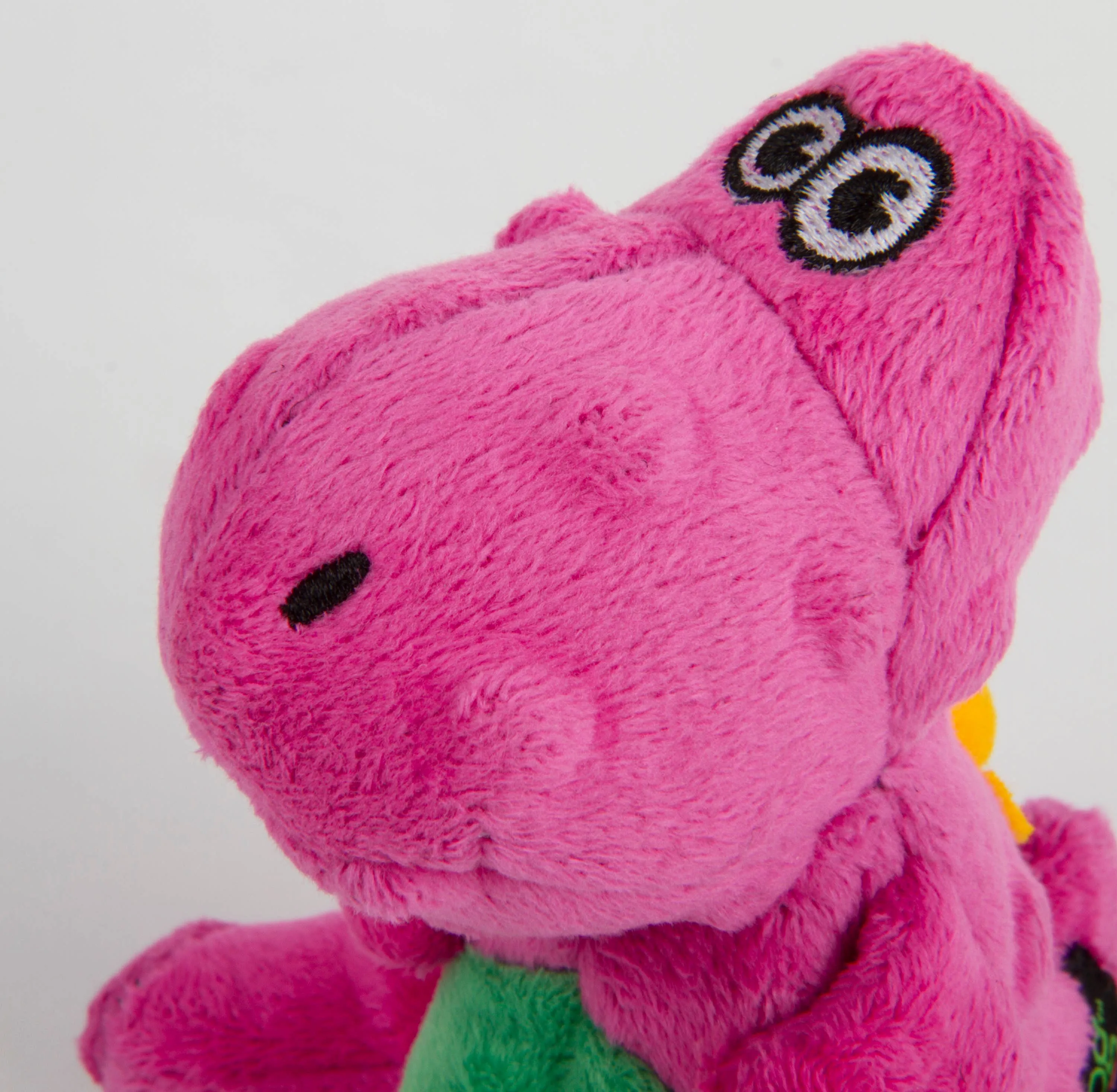 GoDog Dinos T-Rex Just For Me Squeaky Plush Toy Pink Mini
