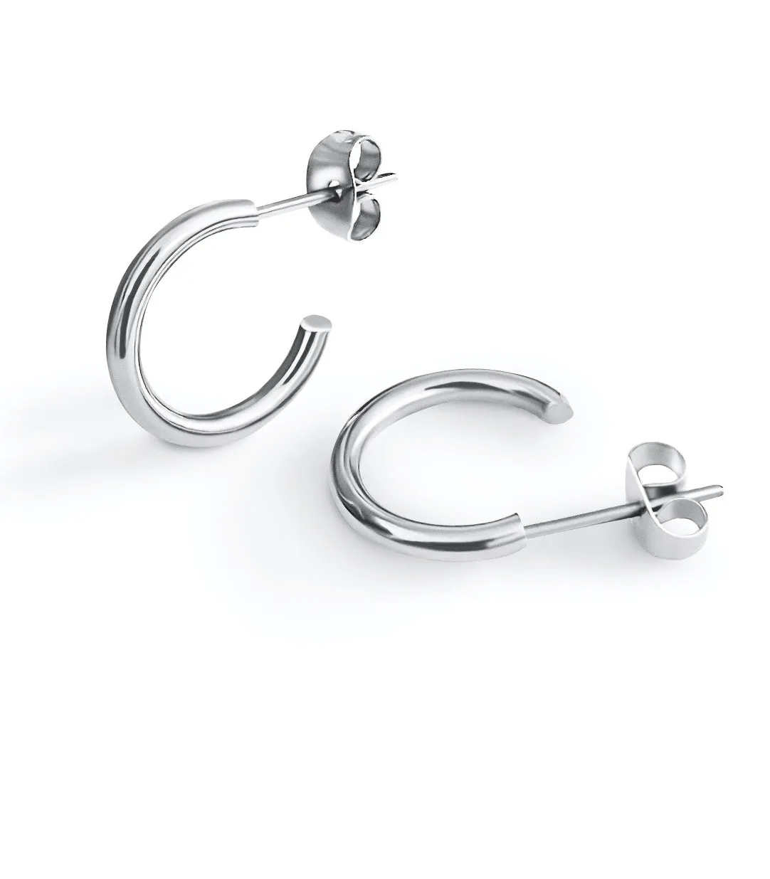 Gold Hoop Earrings 30mm