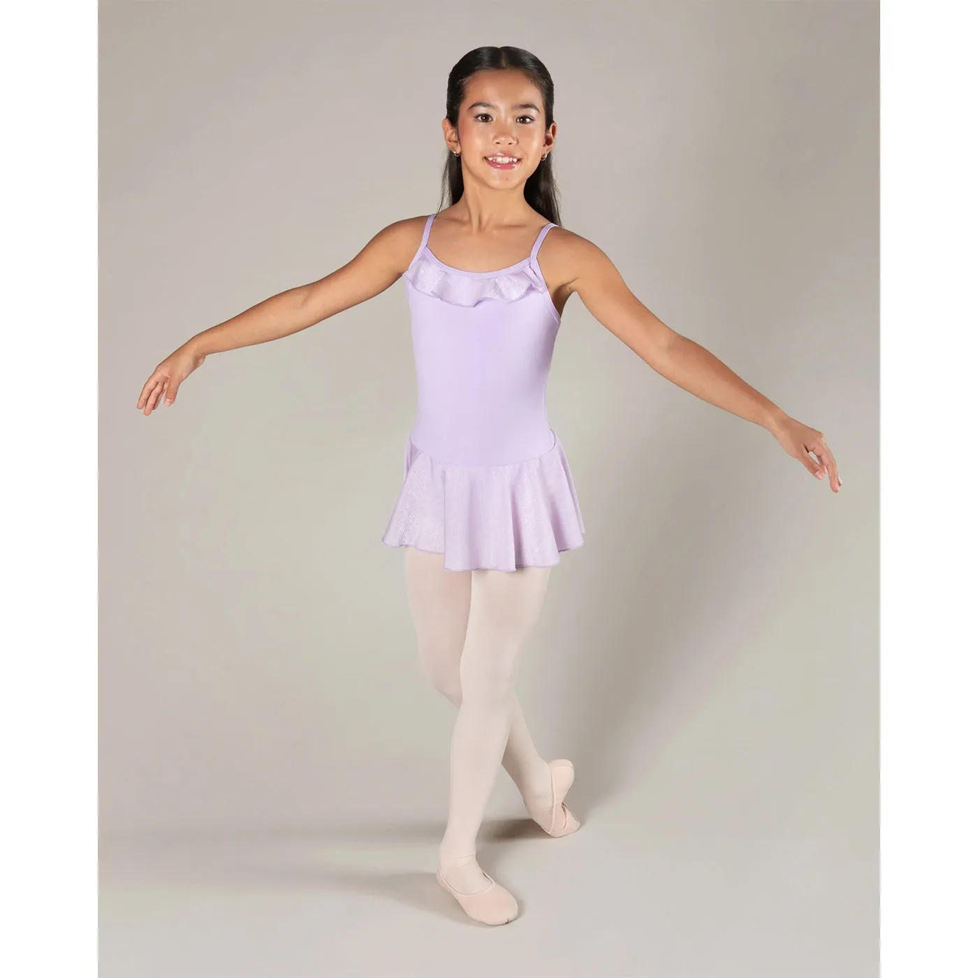 Grace Leotard with Skirt | Lilac | Child