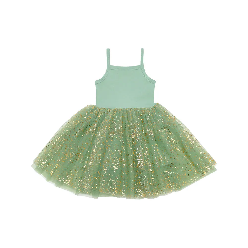 Green Sparkle Tutu Dress