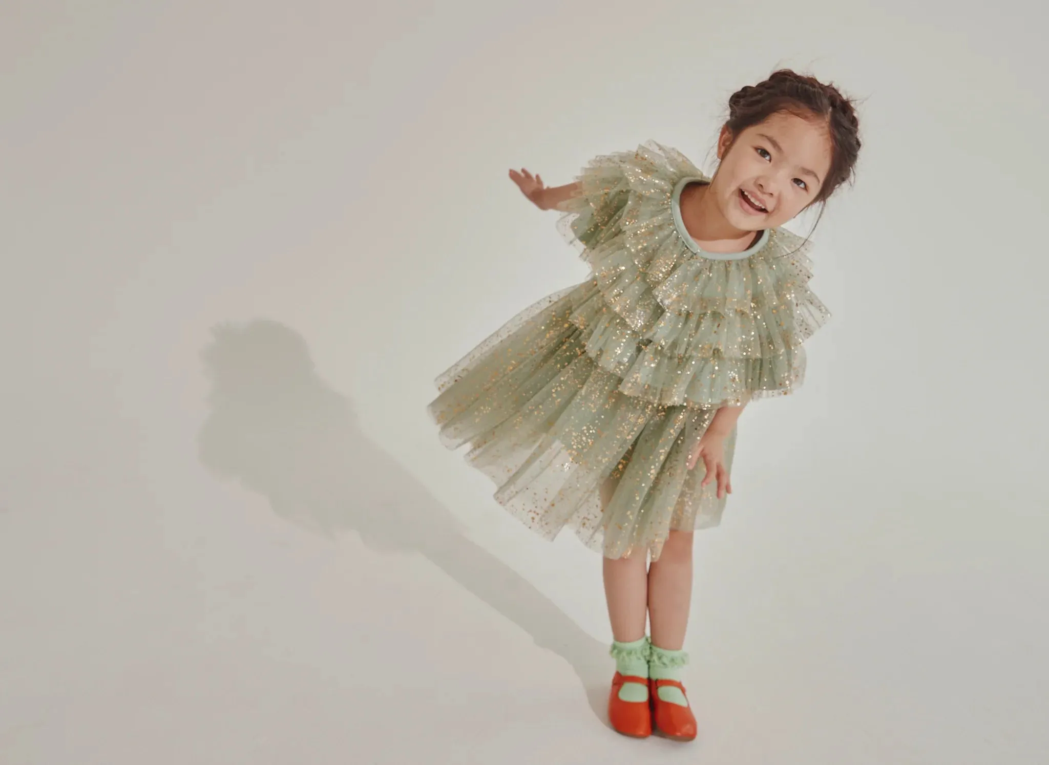 Green Sparkle Tutu Dress