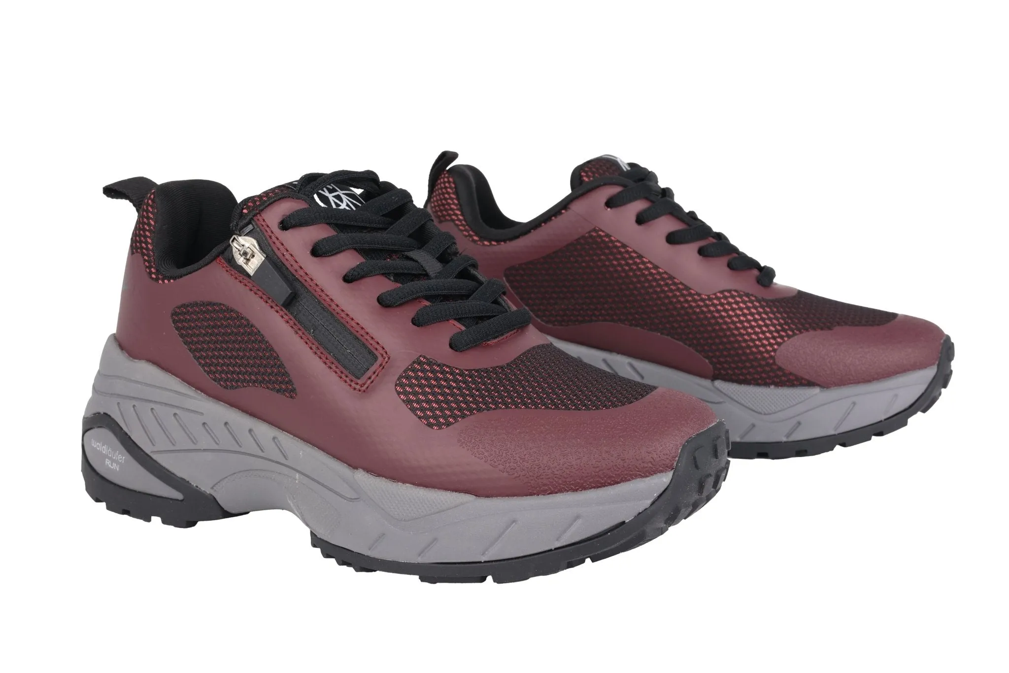 'H K Pepper' women's wide fit (H  K) walking running sneaker - Red