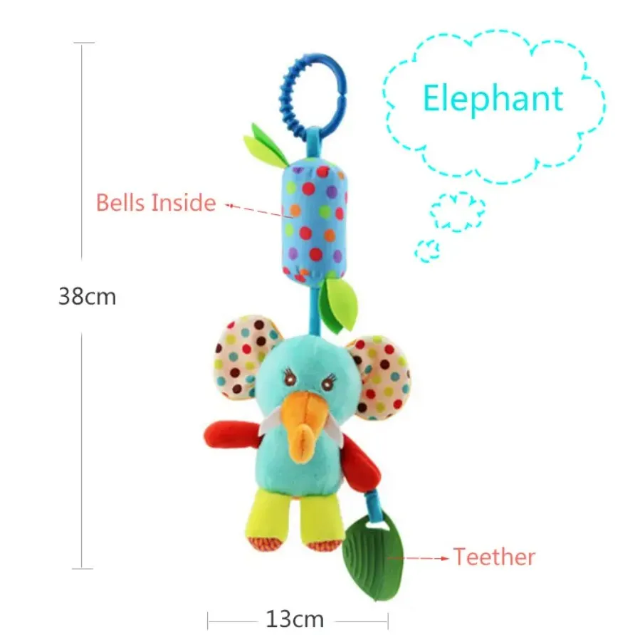 Hanging Rattle Plush Toys For Babies