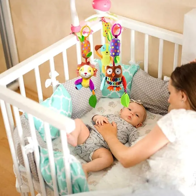 Hanging Rattle Plush Toys For Babies