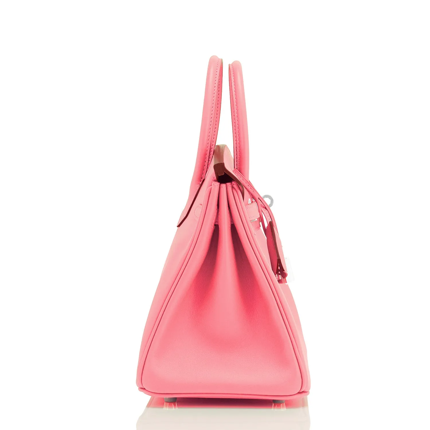 Hermes Rose Eté Birkin 25cm Swift Palladium Hardware