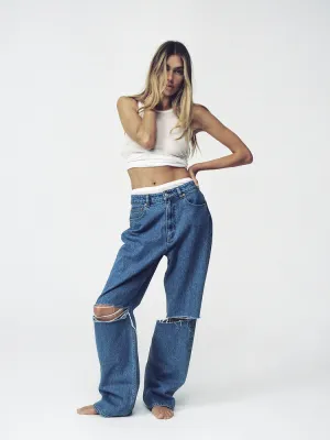 High Baggy Relaxed Organic Cotton Jean