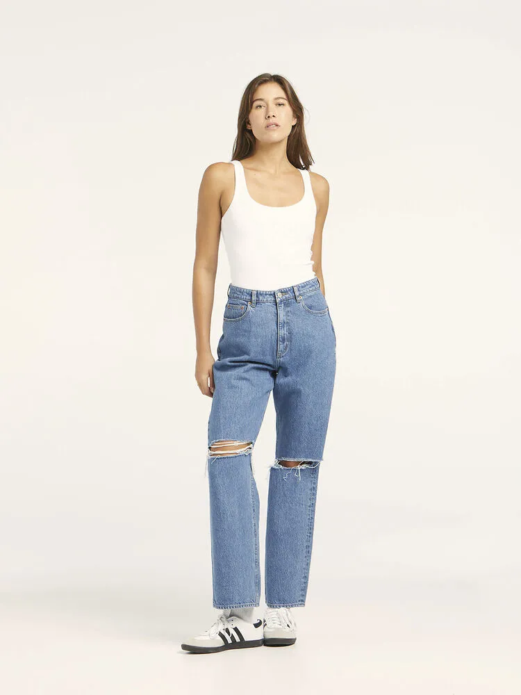 High Baggy Relaxed Organic Cotton Jean