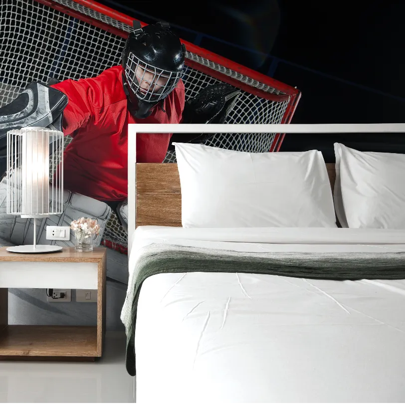 Hockey Goalie Wallpaper Mural
