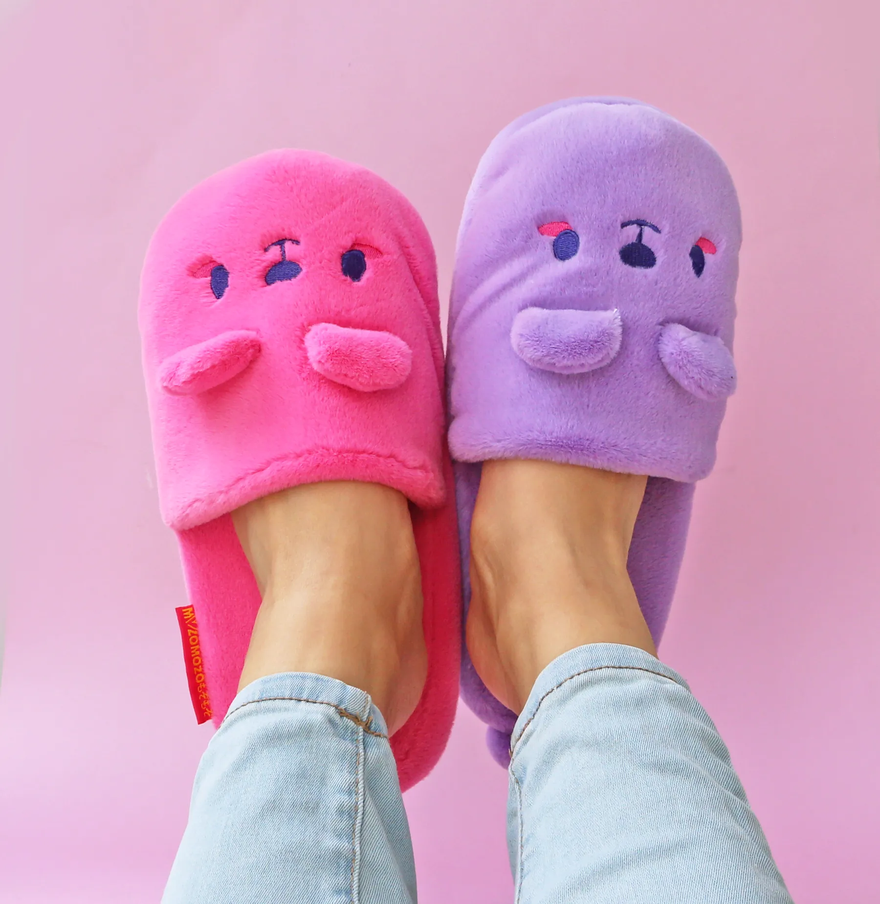 Ichigo-kuma plush slippers •ᴥ• ふわふわクマ ✦RARE✦