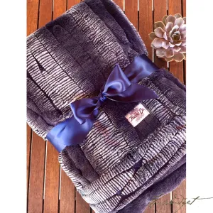 INDIGO COUTURE THROW