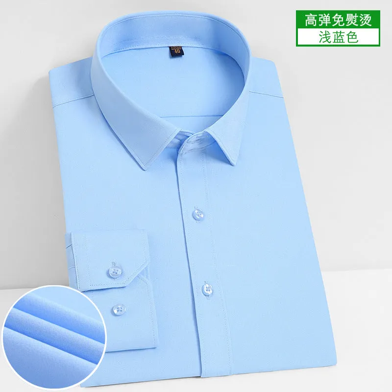 INSTOCK- Stretch comfortable shirt men's long-sleeved business