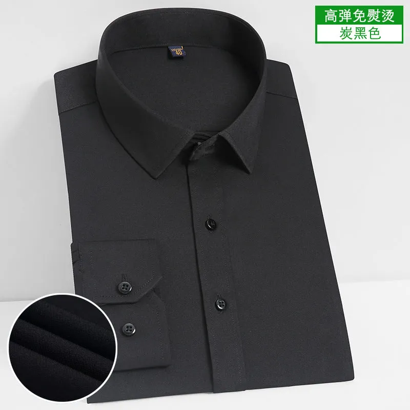 INSTOCK- Stretch comfortable shirt men's long-sleeved business