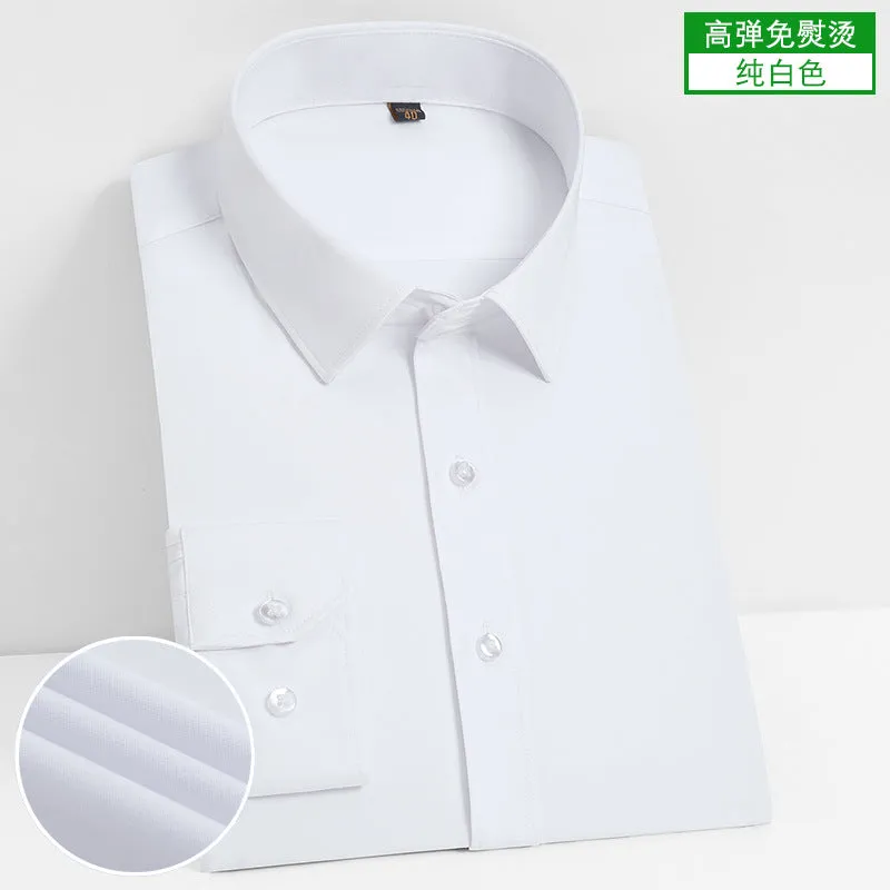 INSTOCK- Stretch comfortable shirt men's long-sleeved business