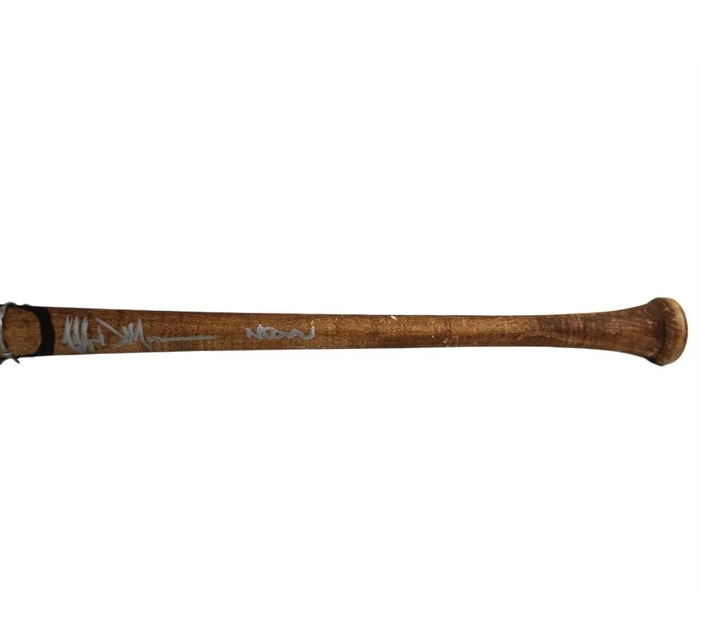 Jeffrey Dean Morgan Signed The Walking Dead Brown Lucille Barbed Wire Bat- Negan