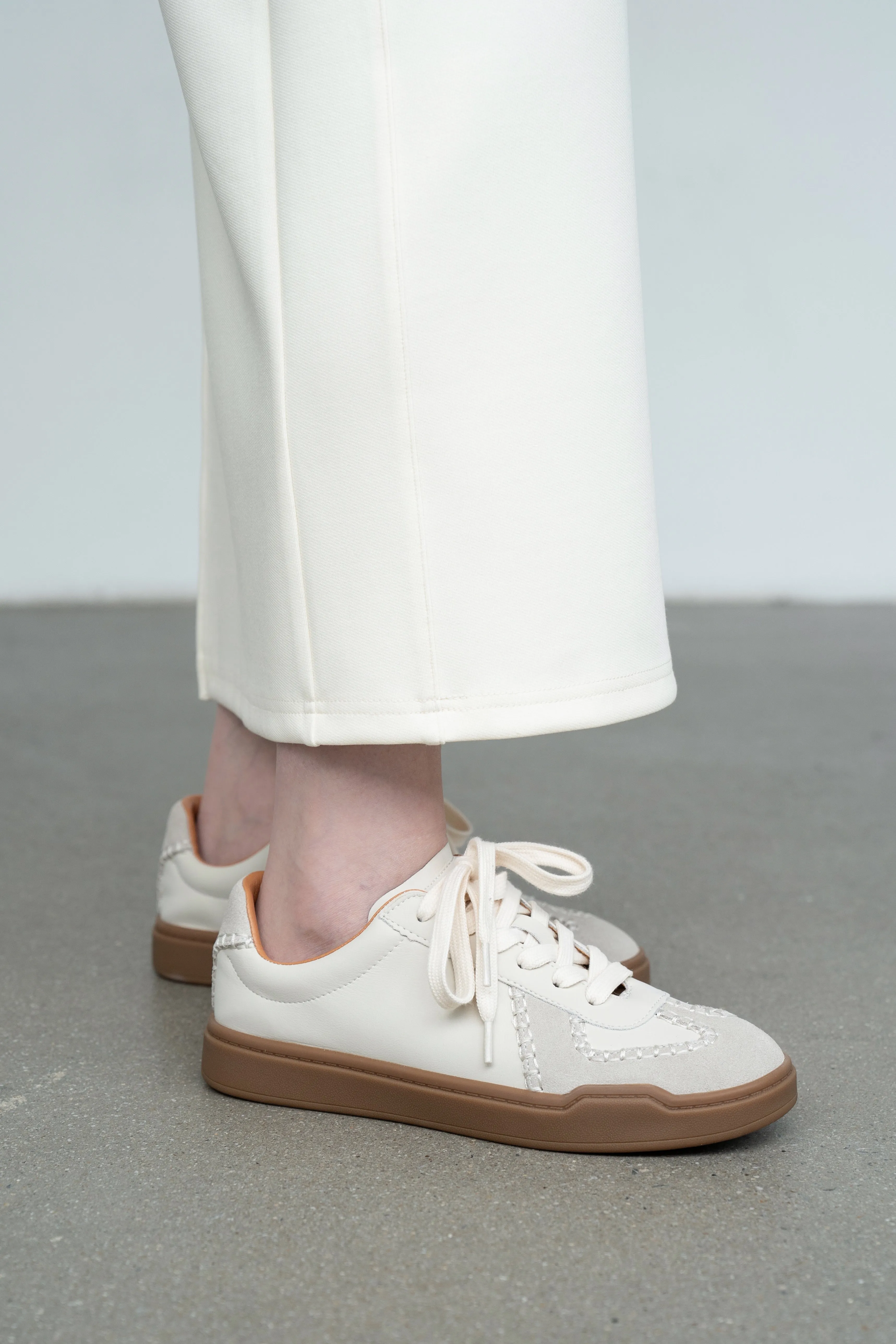 Kaylee Suede And Leather Sneakers