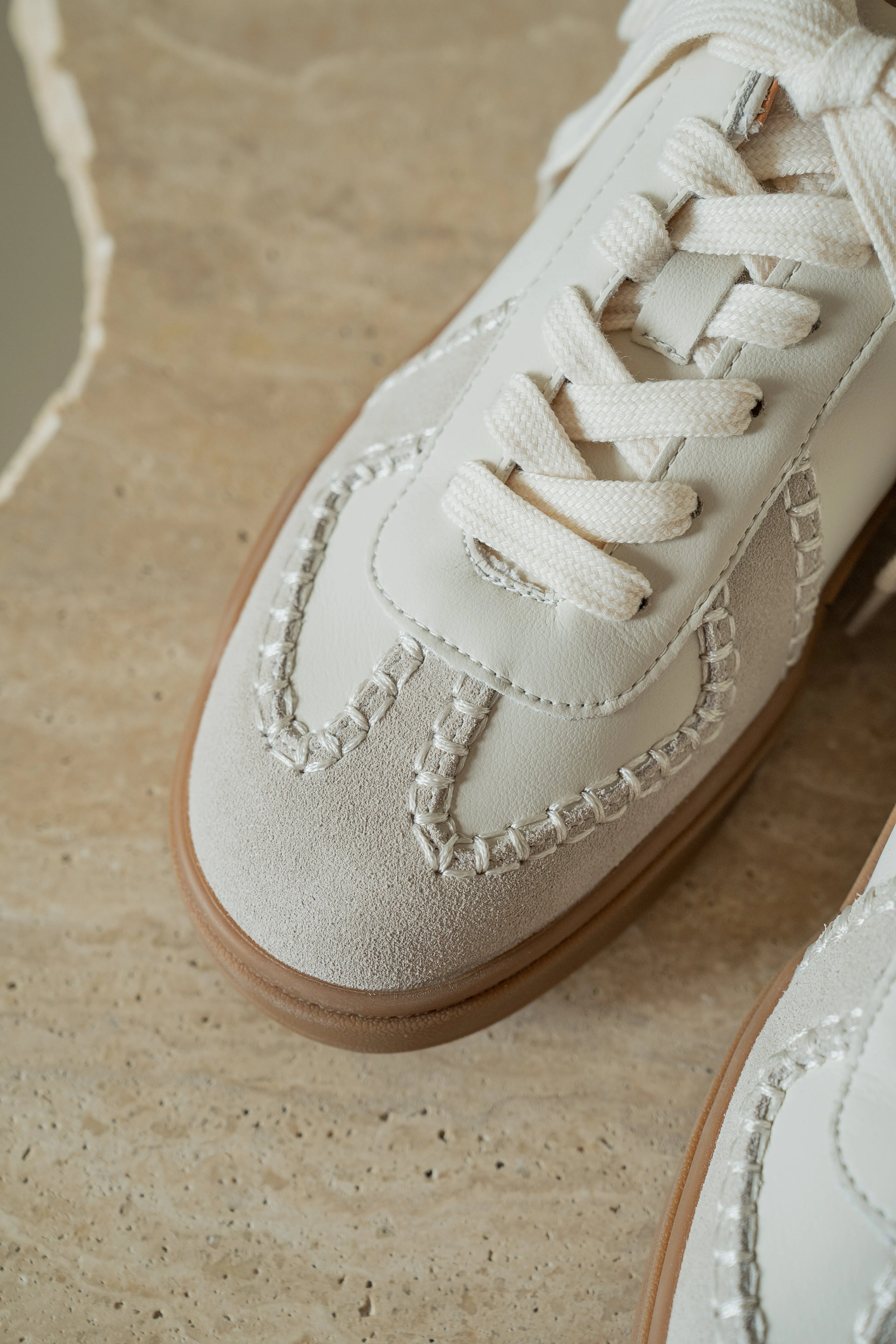 Kaylee Suede And Leather Sneakers