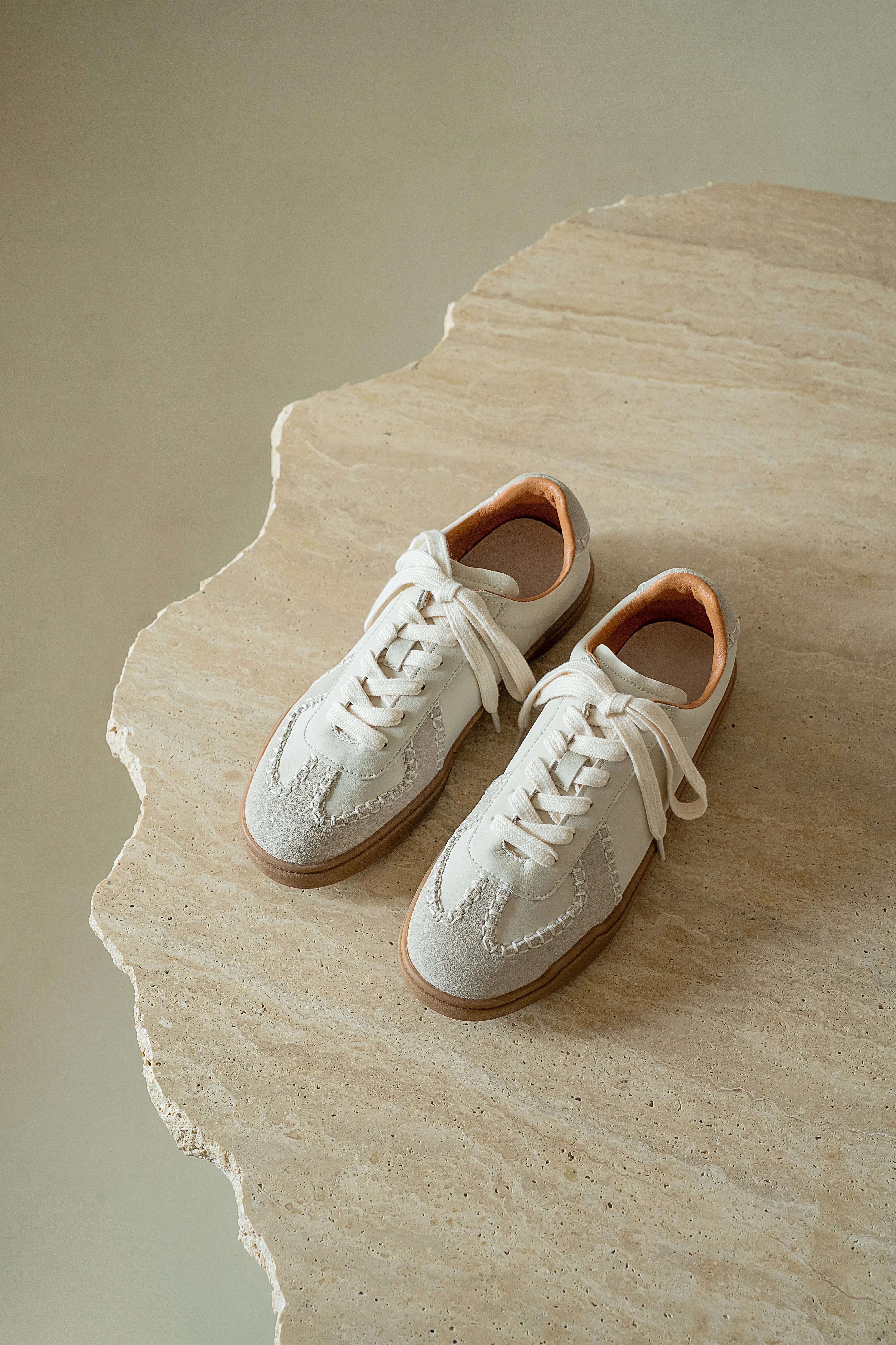 Kaylee Suede And Leather Sneakers