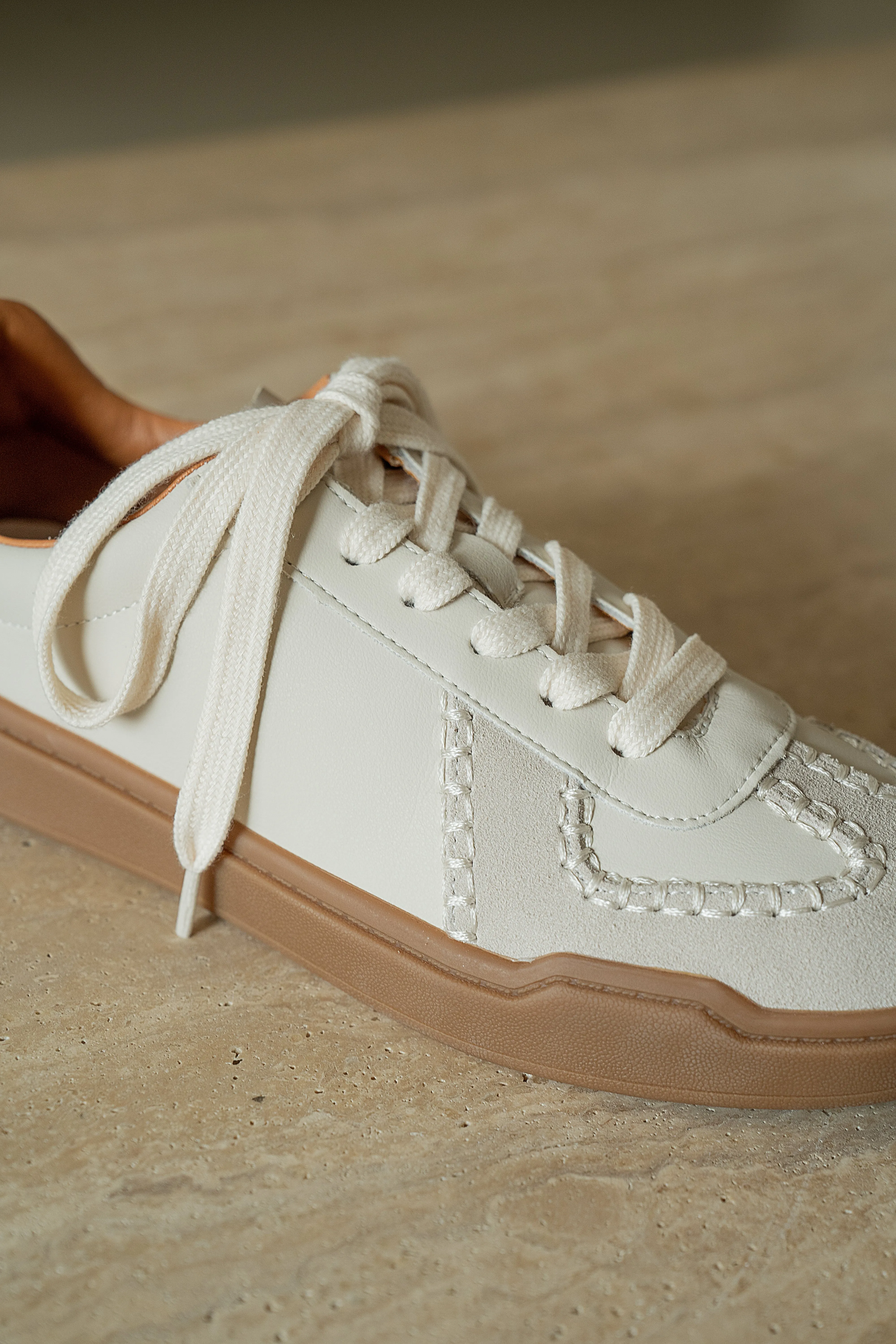 Kaylee Suede And Leather Sneakers