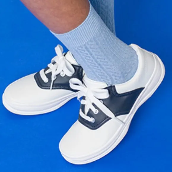 Keds® School Days II Girls' Lace-Up Sneakers (Youth)