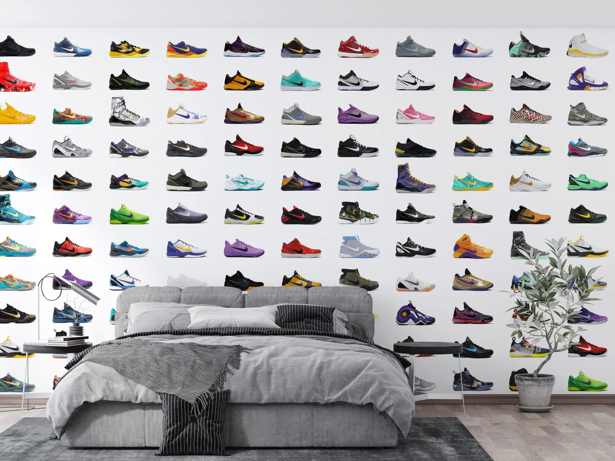 Kobe sneakers wallpaper WIV- 920 - Unique wall mural