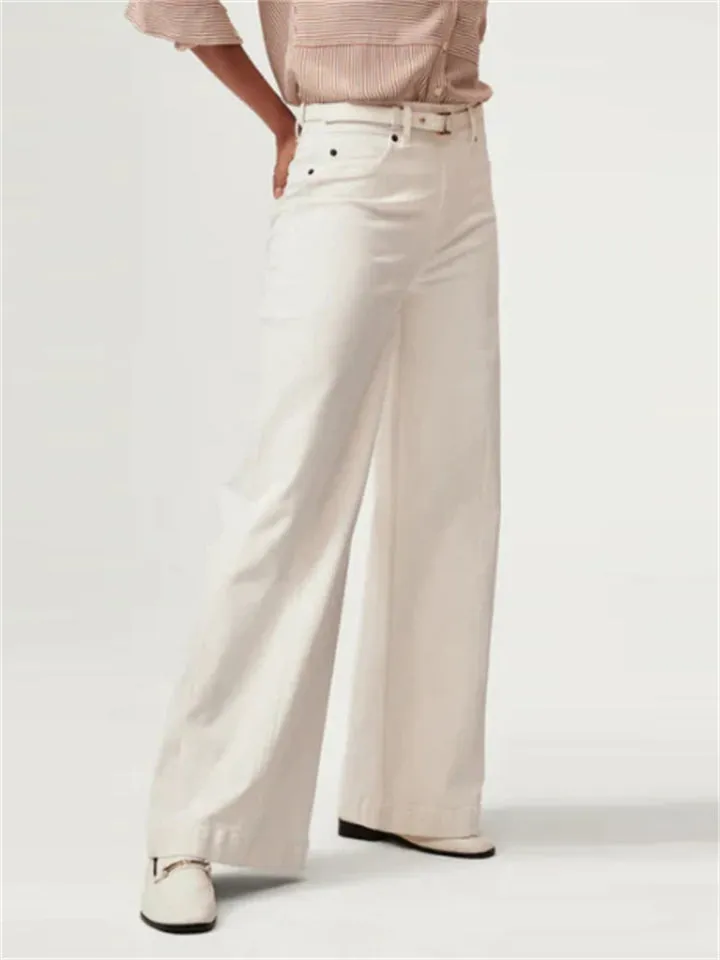 Ladies Vogue Comfortable Stretchy Loose Denim Pants