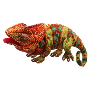 Large Chameleon Hand Puppet