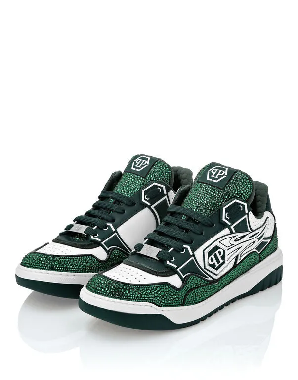 Leather Lo-Top Sneakers Moon Walker